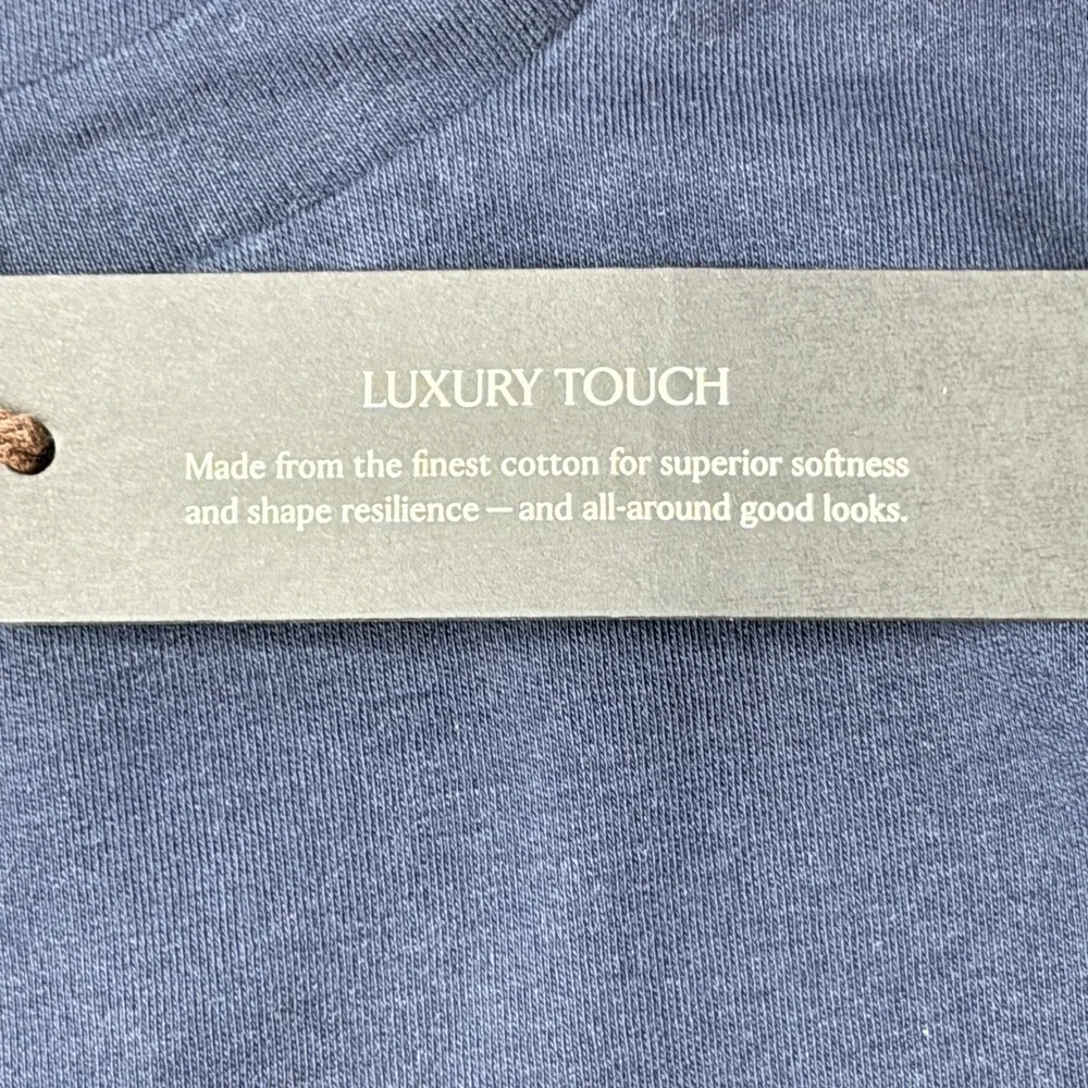NEW BananaRepublic Luxury-Touch Long-Sleeve T-Shirt Navy Blue‎ XL 873604-03-1